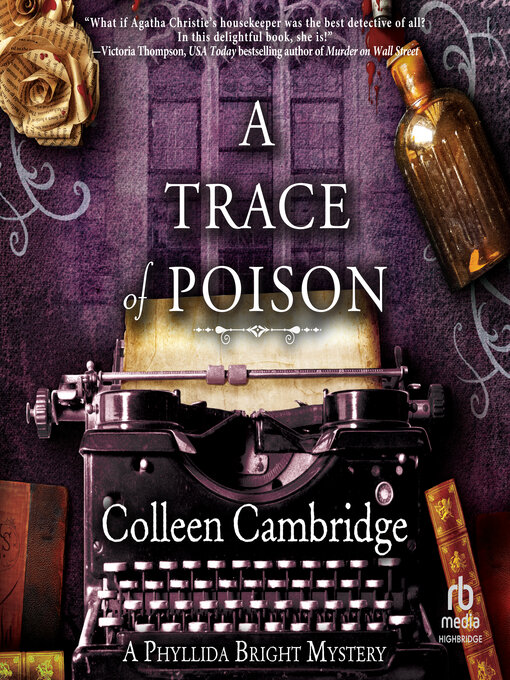 Title details for A Trace of Poison by Colleen Cambridge - Available
